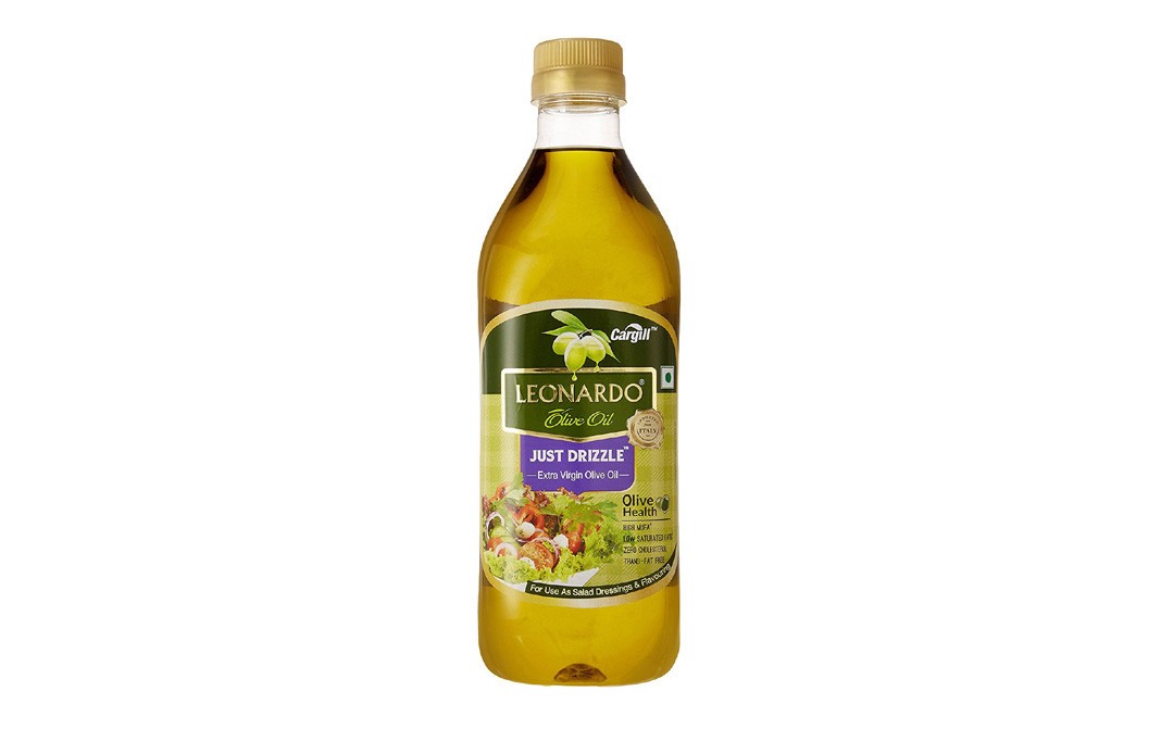 Leonardo Extra Virgin Olive Oil, Just Drizzle   Bottle  1 litre